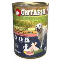 Konzerva Ontario kuře s bylinkami, paté 400g