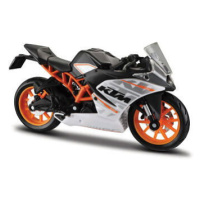 Maisto Motocykl KTM RC 390, černo-stříbrno oranžová, 1:18