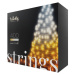 Twinkly Strings Gold Edition chytré žárovky na stromeček 400 ks 32m černý kabel