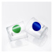 Set karafy a 2 sklenic United Colors of Benetton / 108 cl / 2x 35 cl / sklo s barevnými puntíky