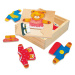 Bino Puzzle-šatní skříň-medvědice 18 ks