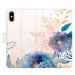 iSaprio flip pouzdro Ornamental Flowers 03 pro iPhone X/XS