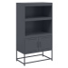 vidaXL Skříň highboard antracitová 68,5 x 38,5 x 123,5 cm ocel