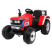 mamido Dětský elektrický traktor Blazin červený