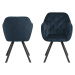 Dkton Designová židle Aletris tmavě modrá