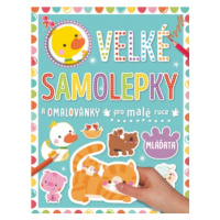 Velké samolepky a omalovánky pro malé ruce Mláďata - Véronique Petit