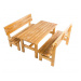DEOKORK Masivní dřevěná zahradní lavice TEA 04 o síle 38 mm