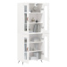 vidaXL Skříň highboard bílá 69,5 x 34 x 180 cm kompozitní dřevo