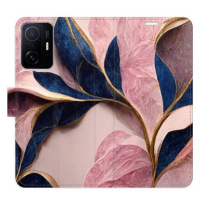 iSaprio flip pouzdro Pink Leaves pro Xiaomi 11T / 11T Pro