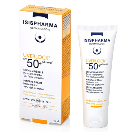 ISISPHARMA UVEBLOCK Mineral Cream SPF50+ 40 ml ISIS PHARMA