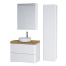 MEREO Siena, koupelnová skříňka s keramickým umyvadlem 101 cm, bílá lesk CN4121