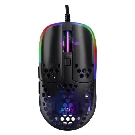 XTRFY Gaming Mouse MZ1 RGB Transparent herní myš černá