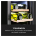 Klarstein Vinovilla 17 Built-in Duo Onyx Edition, vinotéka, 53 l/17 lahví, skleněné dveře
