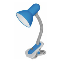 Kanlux SUZI stolní lampa modrá HR-60-BL max.1x60W E27 s klipem 07152