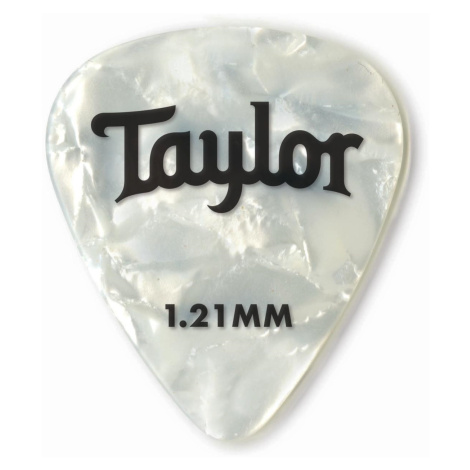 Taylor Celluloid Picks 1.21 White Pearl