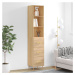 vidaXL Skříň highboard dub sonoma 34,5 x 34 x 180 cm kompozitní dřevo