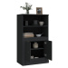 vidaXL Skříň highboard černá 60 x 35,5 x 103,5 kompozitní dřevo