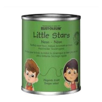 Rust-Oleum Certifikovaná neonová barva do dětského pokoje Little Stars, zelená