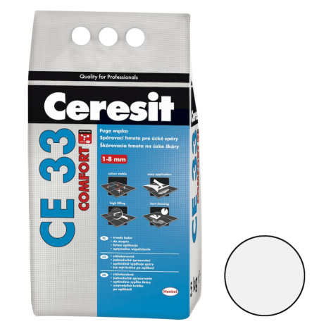 Spárovací hmota Ceresit CE 33 bílá 5 kg CG2A CE33501