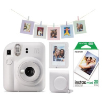 Fujifilm Instax Mini 12 bílý + Mini 12 ACC kit + 2x10 film