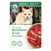 Pure Nature Feline 12 x 85 g - divočák a kachna