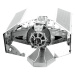 Metal earth star wars darth vaders tie advanced x1 starfighter, 3d model