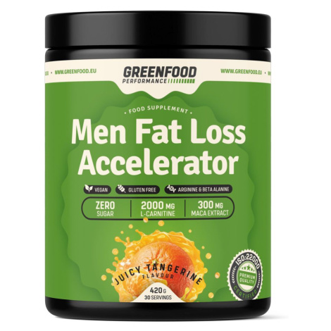 GreenFood Performance Men Fat Loss Accelerator Juicy mandarinka 420 g GreenFood Nutrition