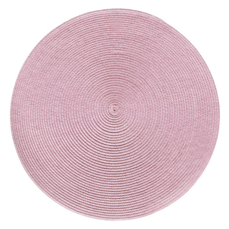 Prostírání kulaté SPLOT pudrová růžová Ø 38 cm Mybesthome