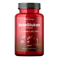 MOVit BetaGlukan 350 mg + Vitamin C, D3, Zinek Premium, 60 kapslí