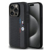 Kryt BMW BMHCP15L23PUPVK iPhone 15 Pro 6.1" black hardcase Perforated Tricolor Line (BMHCP15L23P