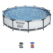Bazén BESTWAY Steel Pro Max 3,66 x 0,76 m s kartušovou filtrací - 56416