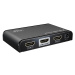 PremiumCord HDMI 2.0 splitter 1-2 porty, 4K x 2K/60Hz, FULL HD, 3D, černý - khsplit2f