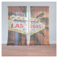 Sablio Záclony Fabulous Las Vegas: 2ks 150x250cm