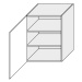 ArtExt Kuchyňská skříňka horní ESSEN | W2 50 Barva korpusu: Grey