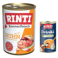 RINTI Kennerfleisch 6 x 400 g + Rinti Drinki 185 ml zdarma - Kuřecí