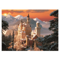 Puzzle Neuschwanstein v zimě 3000 dílků