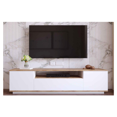 Sofahouse Designový TV stolek Belisario 180 cm bílý