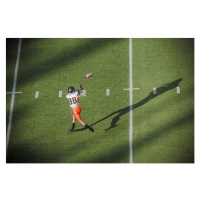 Umělecká fotografie American football player catching a pass., David Madison, (40 x 26.7 cm)