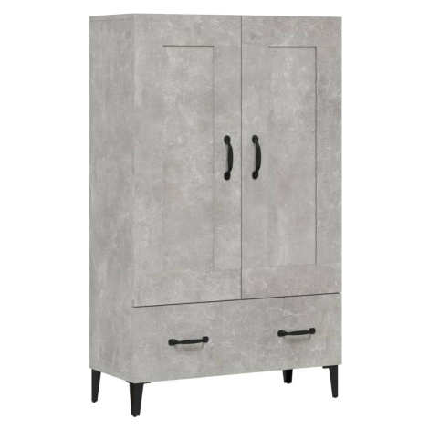 vidaXL Komoda betonově šedá 70 x 31 x 115 cm kompozitní dřevo
