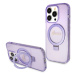 Pouzdro Guess IML Ring Stand Glitter MagSafe Apple iPhone 15 PRO Purple