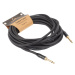 Cascha Professional Line Guitar Cable, Straight, Black, 9 m