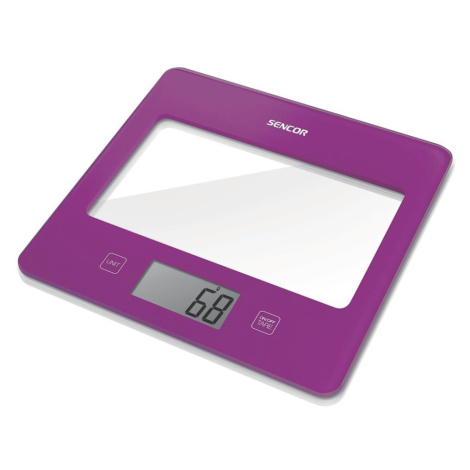 Sencor Sencor - Digitální kuchyňská váha 1xCR2032 fialová