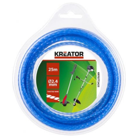 Struna kroucená Kreator 2,4 mm x 25 m