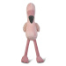 Saro Baby plyšová hračka Jungle Party Longlegs Flamingo