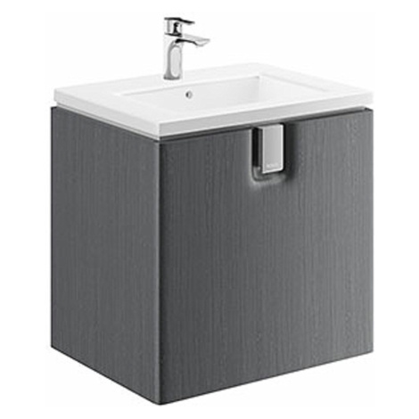 Koupelnová skříňka pod umyvadlo Kolo Twins 60x57x46 cm stříbrný grafit 89487000
