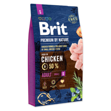 Brit Premium By Nature Dog Adult S Chicken - 8kg