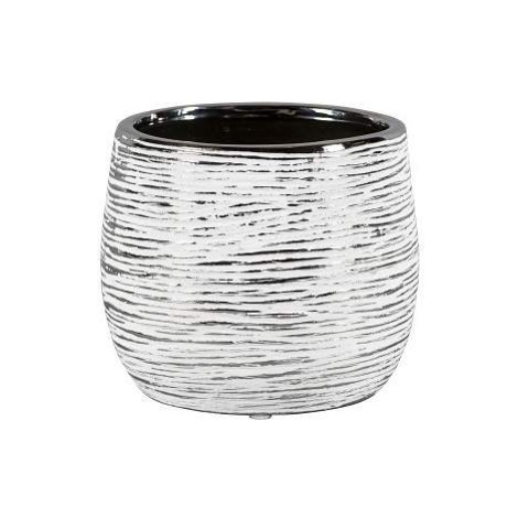 Obal ASPEN keramika bílo-stříbrná 15,5cm NDT