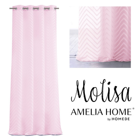 Záclona AmeliaHome Molisa II růžová