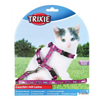 Trixie Postroj Cat pro Koťata s Vodítkem - 8mm/21 až 34cm/1,2m