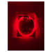 Vsepropejska Blesk LED nabíjecí obojek pro psa Barva: Červená, Obvod krku: 35 cm